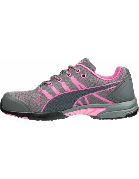 Pantofi de protecție de damă, cu bombeu din oțel, Puma Lady Celerity Knit Pink S1P