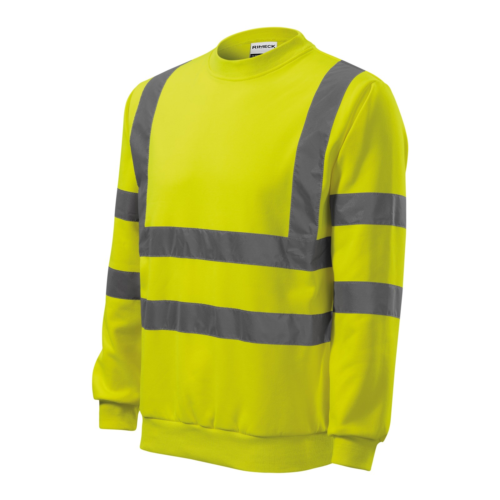 Pulover unisex reflectorizant, cu benzi 3M, 100% poliester, 300 g/mp, HV Essential