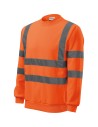 Pulover unisex reflectorizant, cu benzi 3M, 100% poliester, 300 g/mp, HV Essential