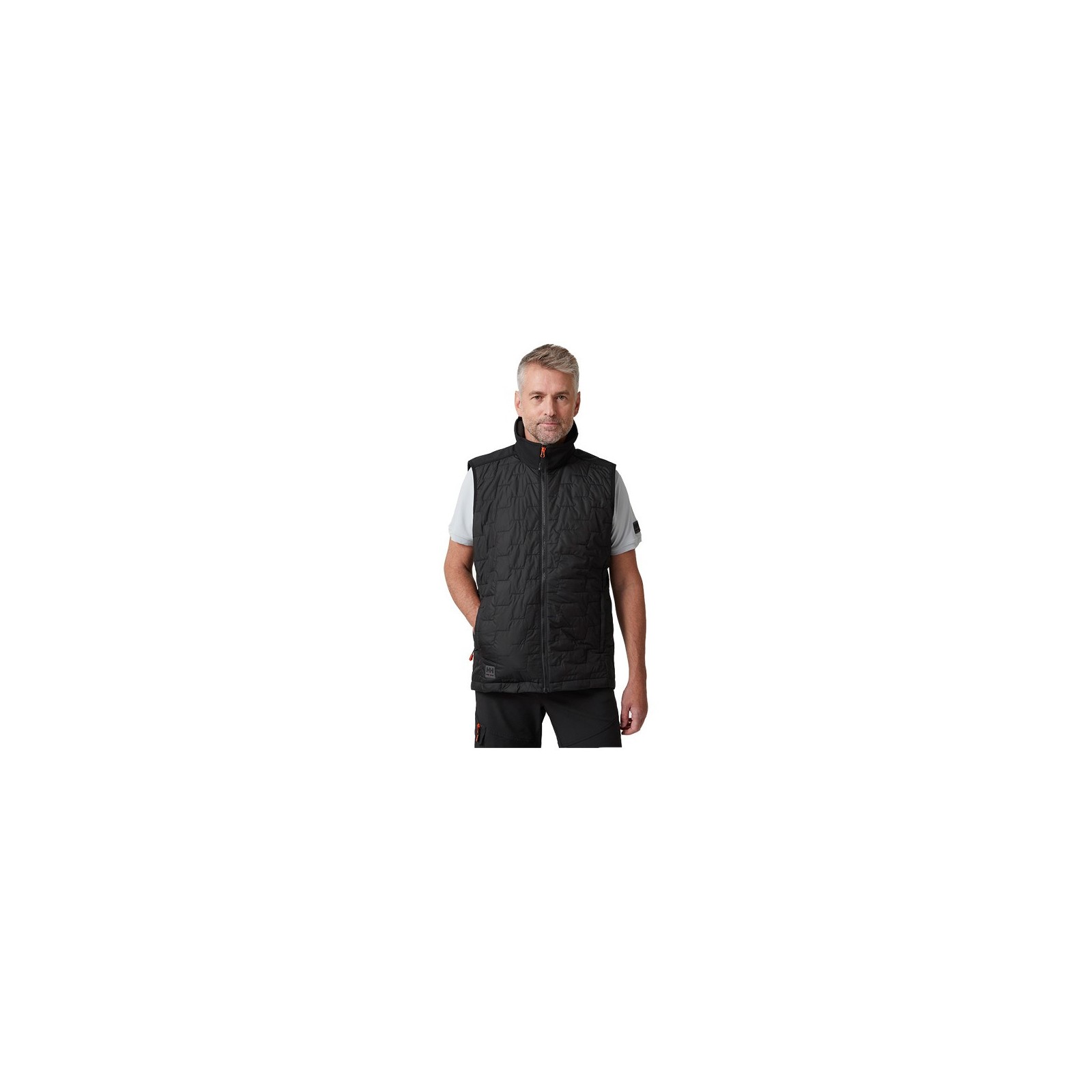 Vestă softshell unisex, termoizolantă, cu guler înalt, 100% poliester, Helly Hansen Kensington