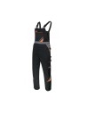 Pantaloni cu pieptar de lucru, rezistenți, 320g/mp, Professional Black