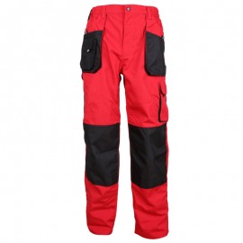 Pantaloni de lucru pentru vară, din tercot, 260 g/mp, Emerton Red Trousers