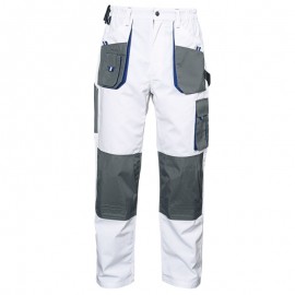 Pantaloni de lucru pentru vară, din tercot, 260 g/mp, Emerton White Trousers