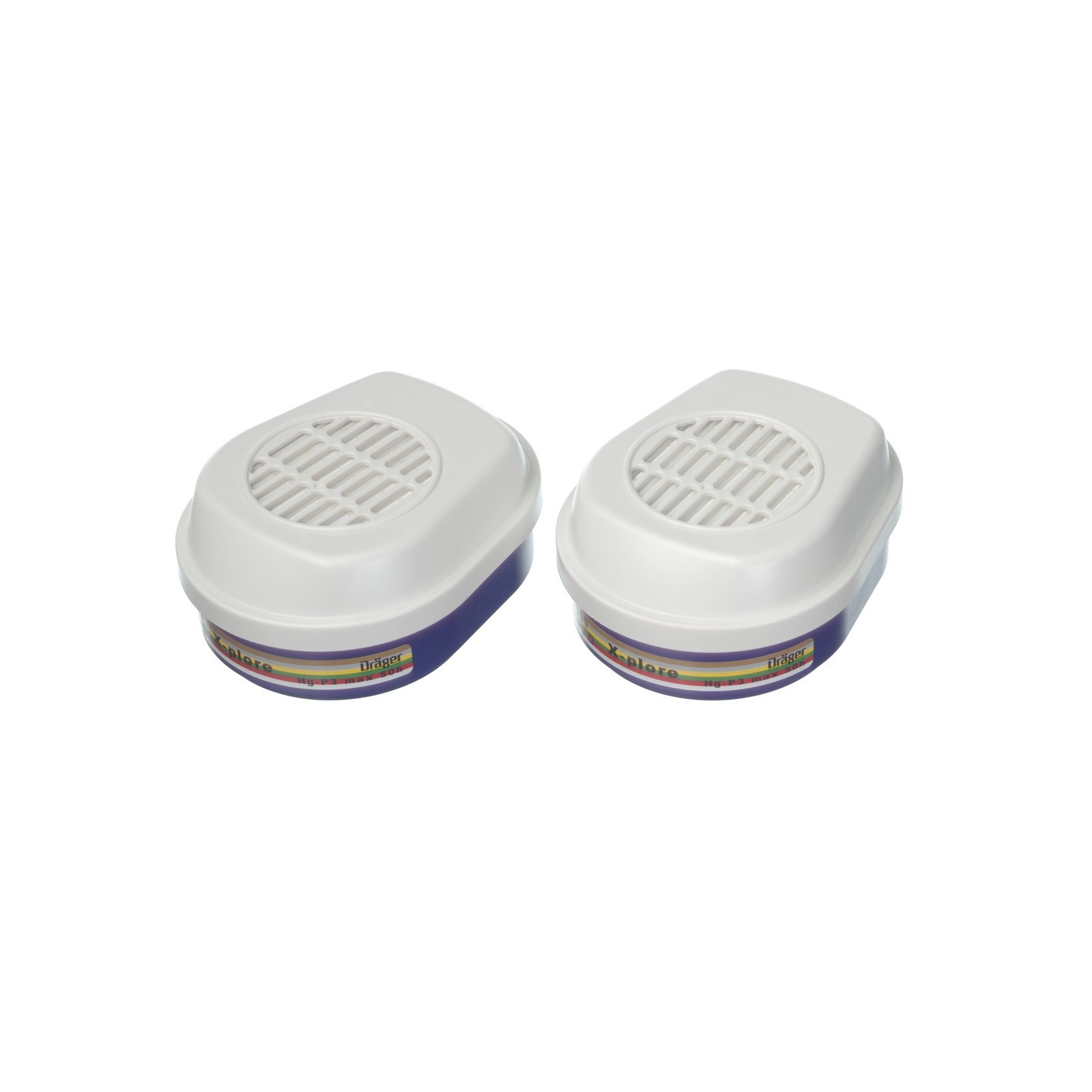 Set filtre Drager A1B1E1K1 Hg-P3 R D, pentru semimasca 3300 / 3500 și masca 5500