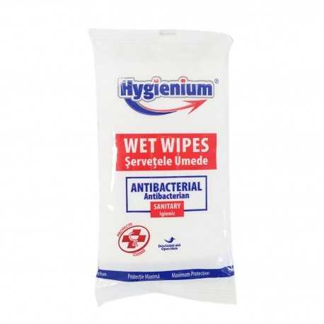 Șervețele umede antibacteriene Hygienium - set 24 buc