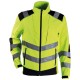 Jachetă softshell reflectorizantă unisex, poliester/spandex, 290 g/mp, Bright