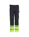 Pantaloni de lucru reflectorizanți, cu buzunare multifuncționale, Prisma Reflex Yellow