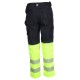 Pantaloni de lucru reflectorizanți, cu buzunare multifuncționale, Prisma Reflex Yellow