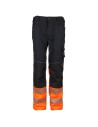 Pantaloni de lucru reflectorizanți, cu buzunare multifuncționale, Prisma Reflex Orange