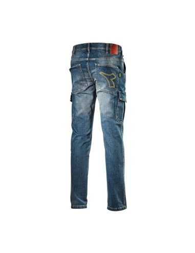 Pantaloni de lucru din denim cu multiple buzunare, Diadora Pant Cargo Stone