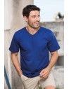 Tricou unisex Heavy V-Neck, Single Jersey, 200 g/mp