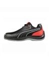 Pantofi de protecție din piele netedă, fără inserții metalice, Puma Touring Black S3 ESD SRC
