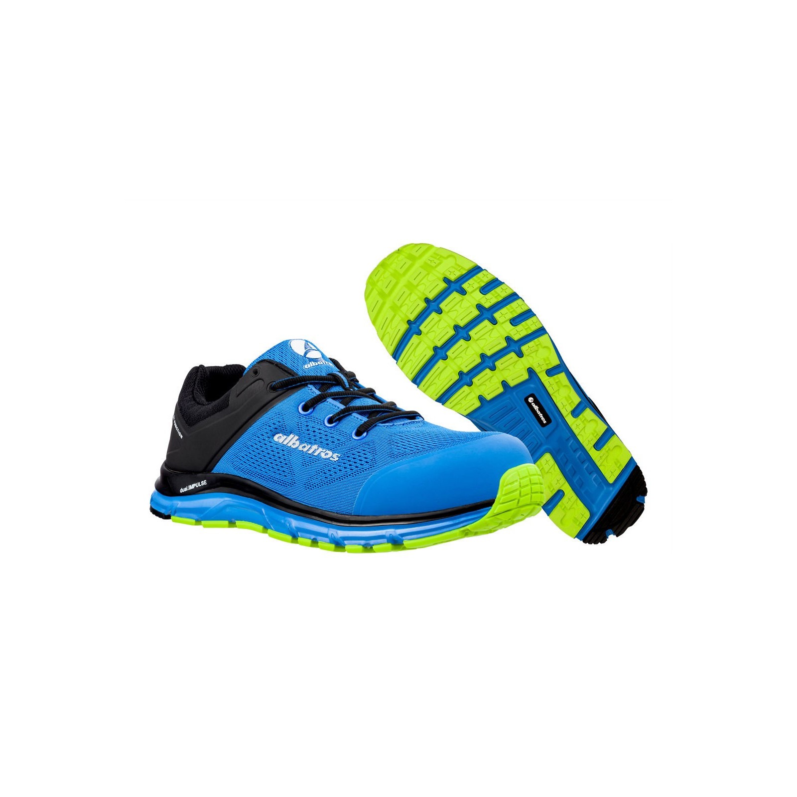 Pantofi de protecție, metal-free, Albatros Lift Blue Impulse Low, S1P ESD HRO SRA