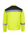 Jachetă de lucru reflectorizantă, Collins Summer HV Yellow, 240 g/mp