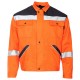 Jachetă de lucru reflectorizantă, Collins Summer HV Orange, 240 g/mp