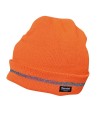 Căciulă reflectorizantă din acrilic, unisex, Cerva Turia HV Orange
