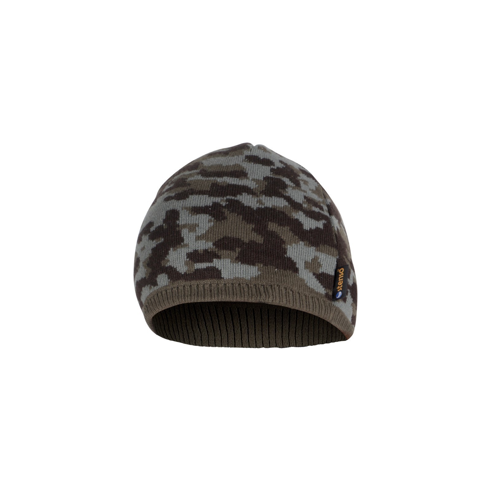 Căciulă tricotată de camuflaj pentru iarnă, din acrilic, Kamo