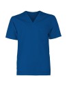 Costum medical unisex: tunică + pantaloni, bumbac & poliester, 120 g/mp, M3 Royal Blue