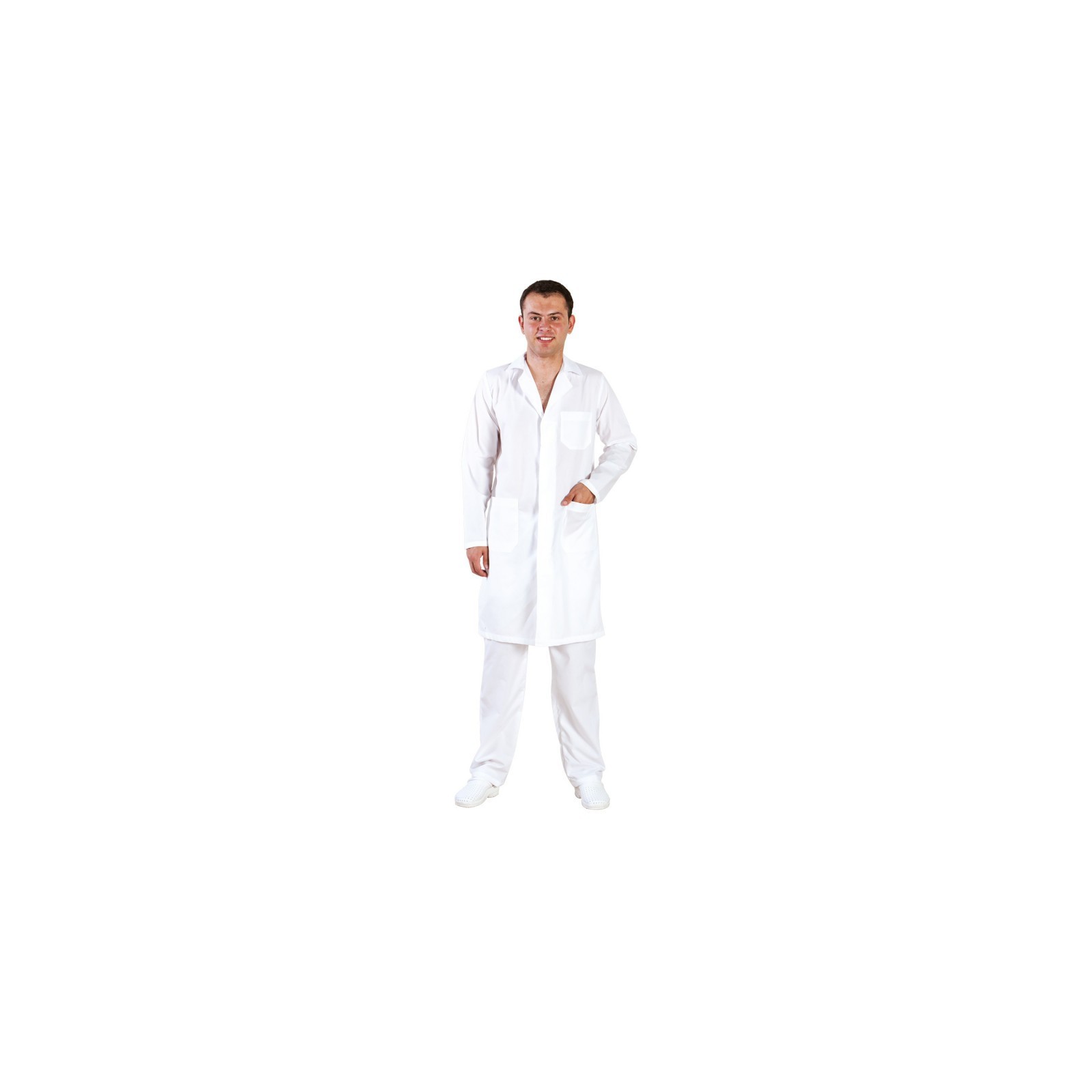 Halat medical pentru bărbați, bumbac & poliester, 120 g/mp, M5