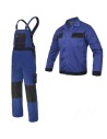 Costum salopetă din tercot, GrandMaster Blue: jachetă + pantaloni cu pieptar