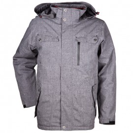 Jachetă de iarnă Montana Grey, impermeabilă, 100% poliester, 150 g/mp