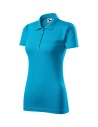 Tricou polo de damă Single J., bumbac 100%, 180 g/mp