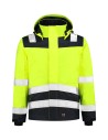 Jachetă de lucru reflectorizantă parka, unisex, high vis, impermeabilă