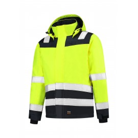 Jachetă de lucru reflectorizantă parka, unisex, high vis, impermeabilă, T51