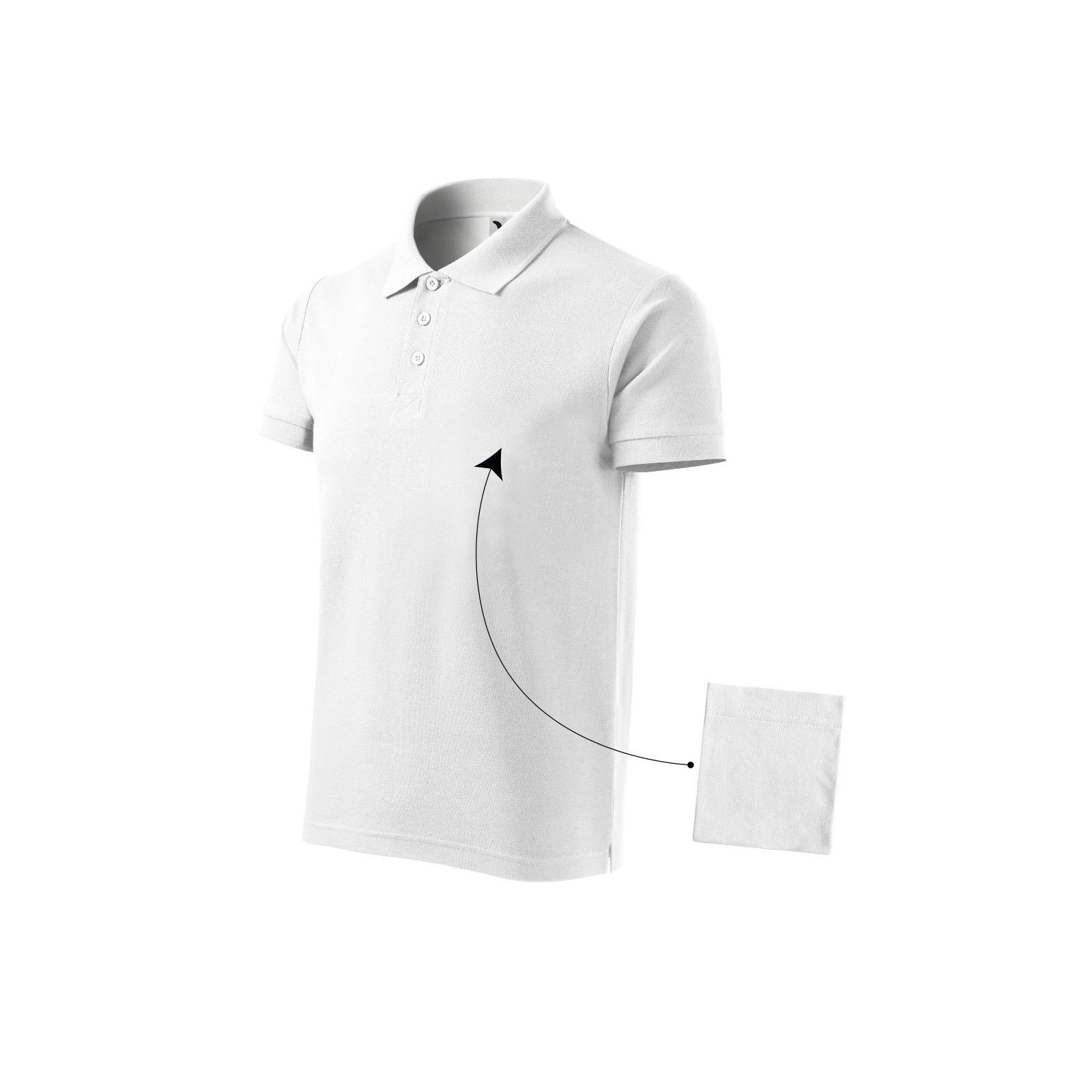 Tricou polo de bărbaţi Cotton, bumbac 100%, 170 g/mp