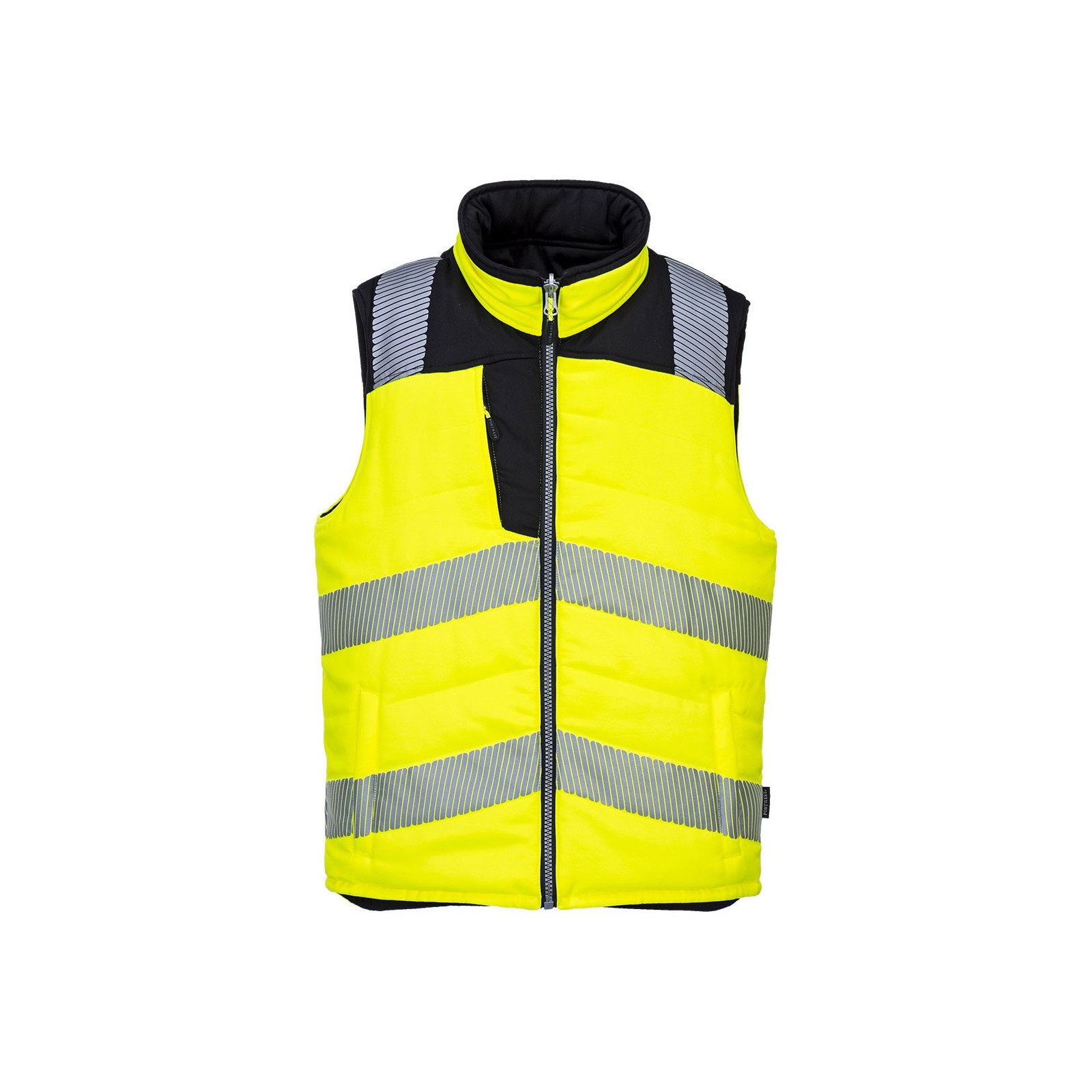Vestă reversibilă reflectorizantă Hi Vis PW3, bandă reflectorizantă segmentată