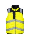 Vestă reversibilă reflectorizantă Hi Vis PW3, bandă reflectorizantă segmentată