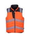 Vestă reversibilă reflectorizantă Hi Vis PW3, bandă reflectorizantă segmentată