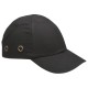 Șapcă de protecție din bumbac, cu calotă ABS, ajustabilă, Duiker Black