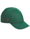 Șapcă de protecție din bumbac, cu calotă ABS, ajustabilă, Duiker Green
