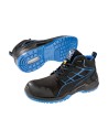Bocanci de protecție din piele, Puma Kryptone Blue Mid S3P ESD SRC