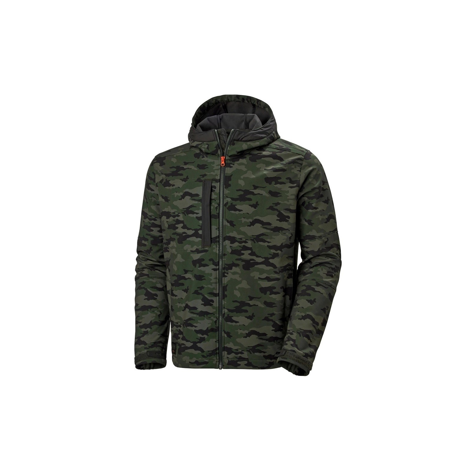 Jachetă cu glugă și imprimeu camuflaj - Helly Hansen Kensington Softshell Camo