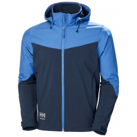 Jachetă softshell, pentru bărbați, Helly Hansen Oxford, Navy/Stone Blue