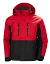 Geacă de iarnă, căptușită, cu glugă detașabilă, Helly Hansen Berg, Roșu & Negru