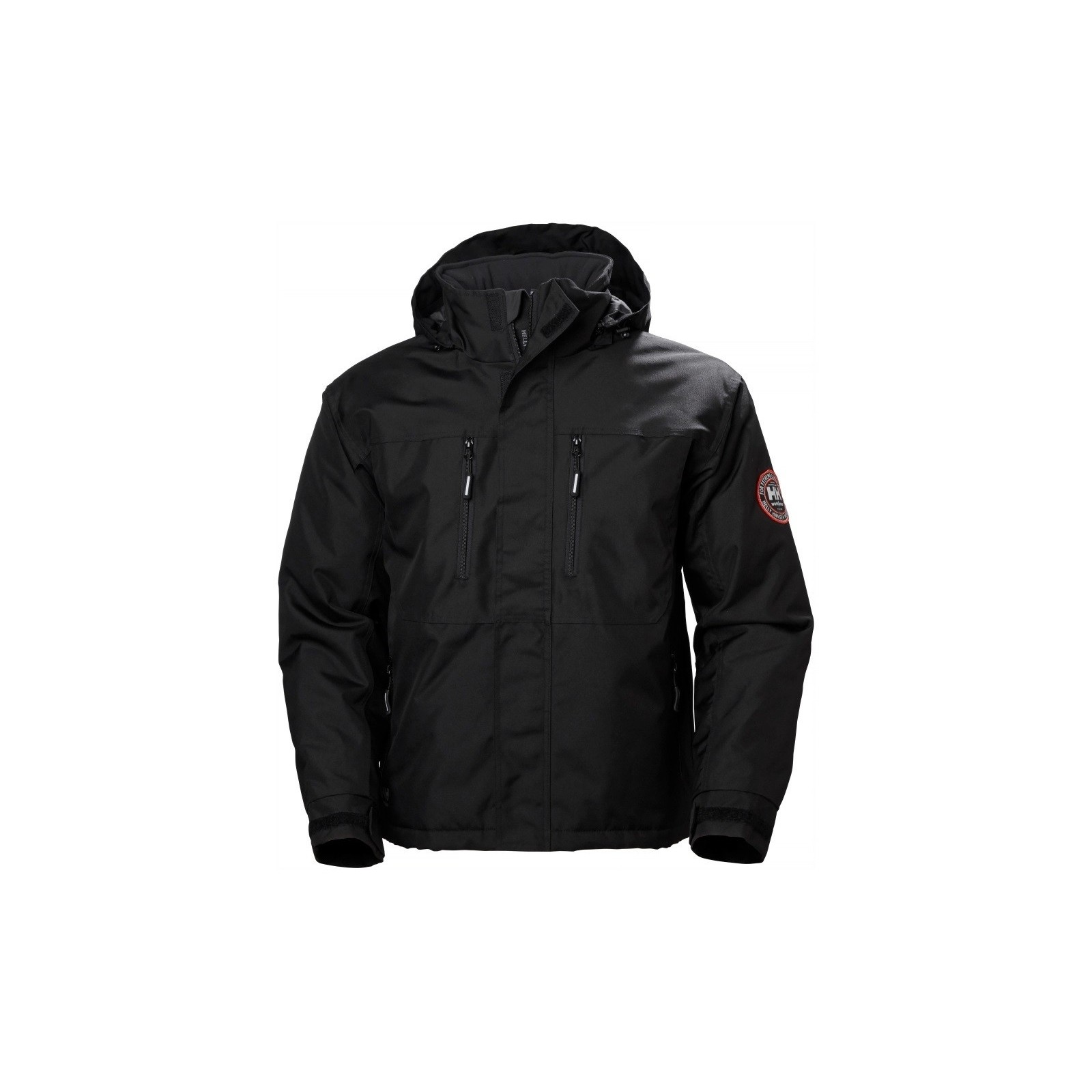 Geacă de iarnă, căptușită, cu glugă detașabilă, Helly Hansen Berg, Black