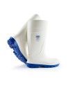 Cizme de protecție cu bombeu metalic, Bekina Steplite EasyGrip, S4, alb/albastru