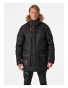 Geacă de iarnă impermeabilă, glugă îmblănită, Helly Hansen Bifrost Winter Parka, negru