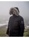 Geacă de iarnă impermeabilă, glugă îmblănită, Helly Hansen Bifrost Winter Parka, negru