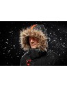 Geacă de iarnă impermeabilă, glugă îmblănită, Helly Hansen Bifrost Winter Parka, negru