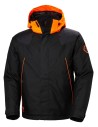 Geacă de iarnă, căptușită, cu glugă, impermeabilă, Helly Hansen Chelsea Evolution, Ebony