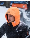 Geacă de iarnă, căptușită, cu glugă, impermeabilă, Helly Hansen Chelsea Evolution, Ebony
