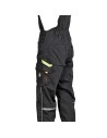 Pantaloni cu pieptar, cu buzunare multifuncționale, 270 g/mp, Prisma Bib