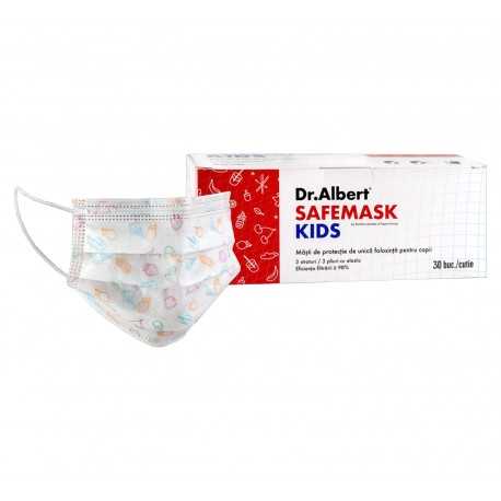Dr. Albert Safemask KIDS - Masca de protectie pentru copii, set 30 buc