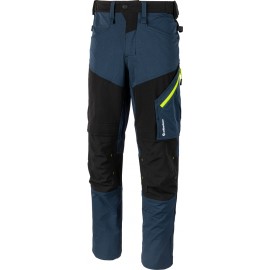 Pantaloni de lucru pentru bărbați, Albatros Concept Stretch TRS Black/Blue, 250 g/mp