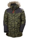 Geacă de iarnă impermeabilă, glugă îmblănită, Helly Hansen Bifrost Winter Parka, camo