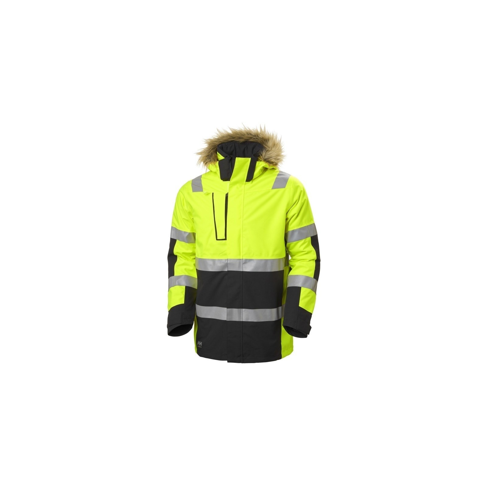 Geaca de iarna impermeabila cu gluga imblanita Helly Hansen Alna 2.0 Winter Parka, reflectorizanta, HVC2, 3